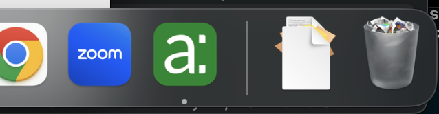 Desktop dock icon